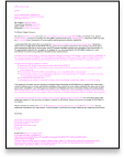 Appeal Letter Template
